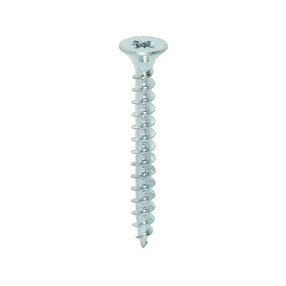 image 1 of Timco - Solo Chipboard & Woodscrews - PZ - Double Countersunk - Zinc (Size 5.0 x 45 - 200 Pieces)