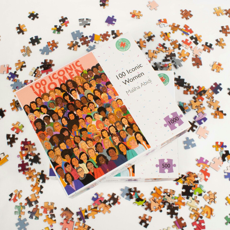 image 1 of 100 Iconic Women - 1000 Piece Jigsaw Puzzle