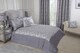 image 2 of Cavendish Bedspread Silver | Grey | Grey