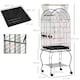 image 2 of PawHut 1.53(m) Bird Cage, Parrot Finch Macaw Conure w/ Perch, Wheels, Stand