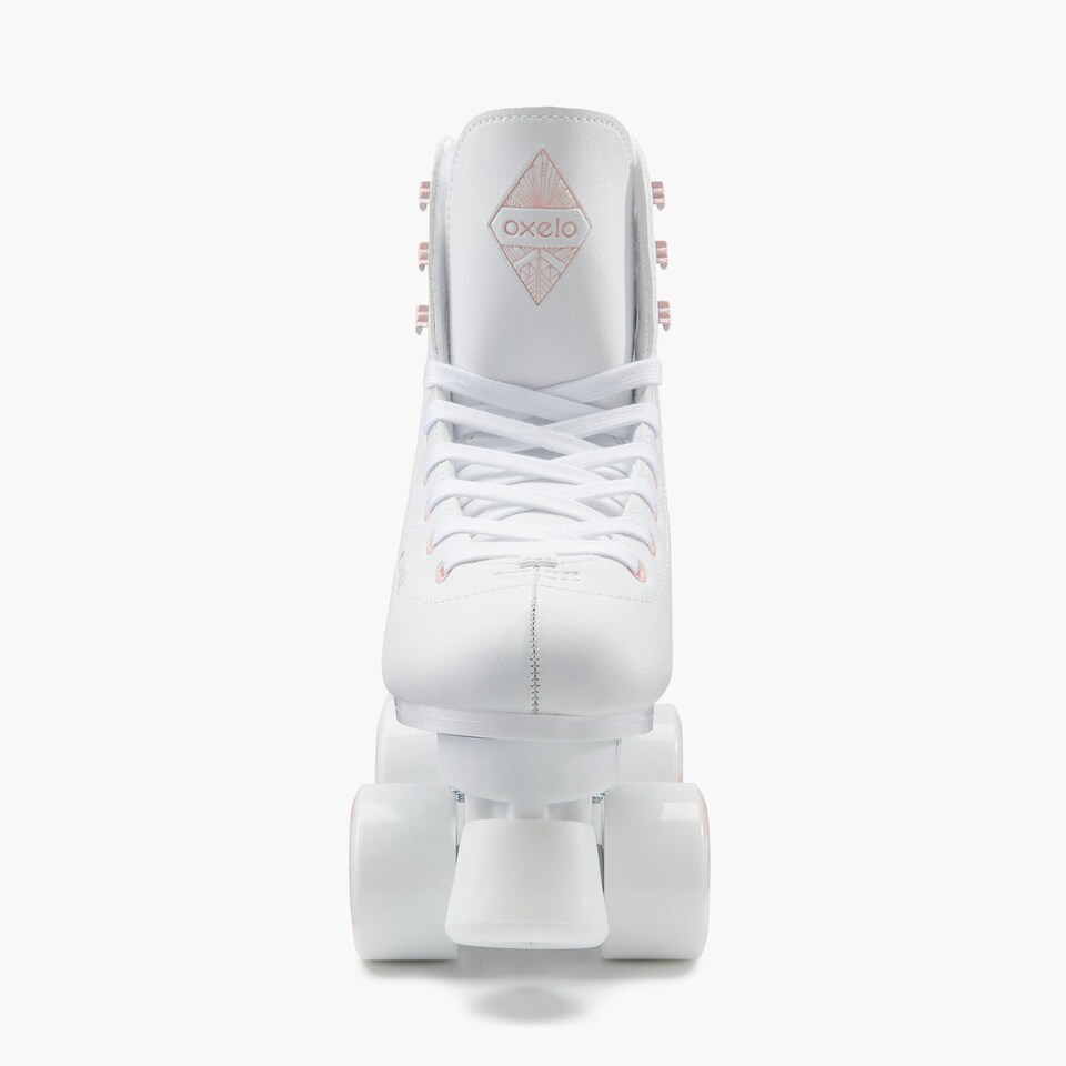 image 1 of Decathlon Kid's & Adult Roller Skates White - 100 Series
