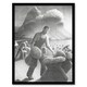 image 1 of Approaching Storm in Wheat Field Grant Wood Framed Wall Art Print 12X16"