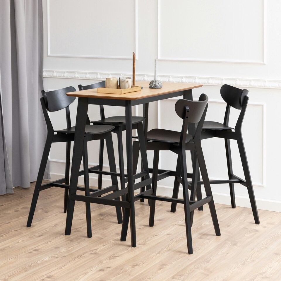 image 1 of Roxby Bar Stool in Oak Set of 2