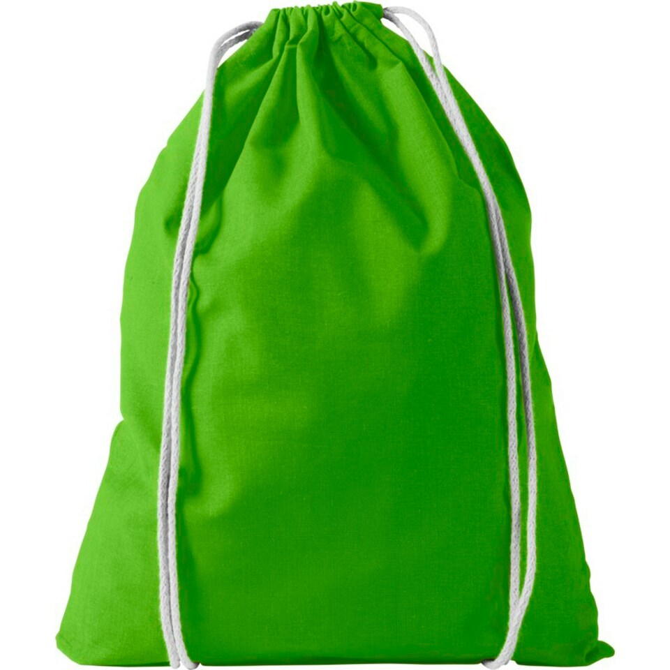 image 1 of Bullet Oregon Cotton Premium Rucksack - Lime - 44 x 32 cm