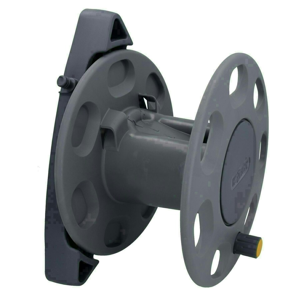 image 1 of Hozelock Wall Mounted Compact Reel 30m Garden Hose Pipe Watering Cleaning