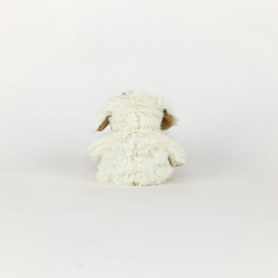 image 1 of Warmies Puppy Plush Mini Size, Fully Microwavable and Weighted Cuddly Toy for Anxiety, Chill in The Freezer or Heat in Microwave, Soft Toy Heat Pad
