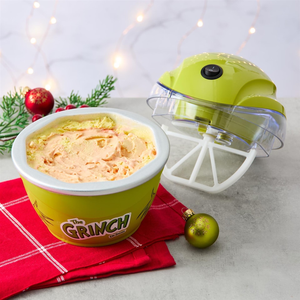 image 1 of The Grinch Ice Cream Maker 250ml With Freezer Bowl Green