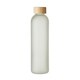 image 4 of MidOcean Lom Sublimated Bamboo 650ml Water Bottle - Transparent White - One Size Clear | One Size