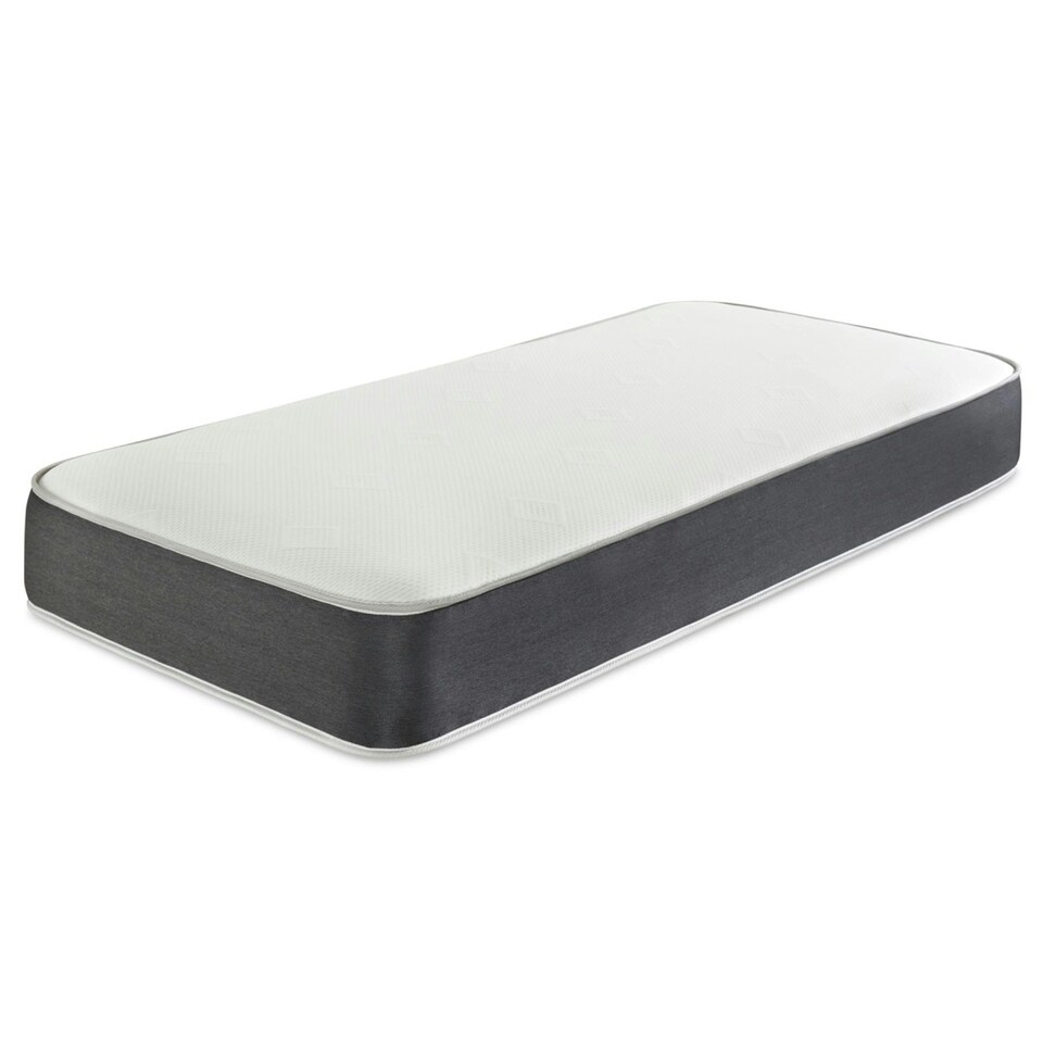 image 1 of Linear Cool Touch Hybrid Mattress - 20cm Deep, Soft Firmness Grey | Double