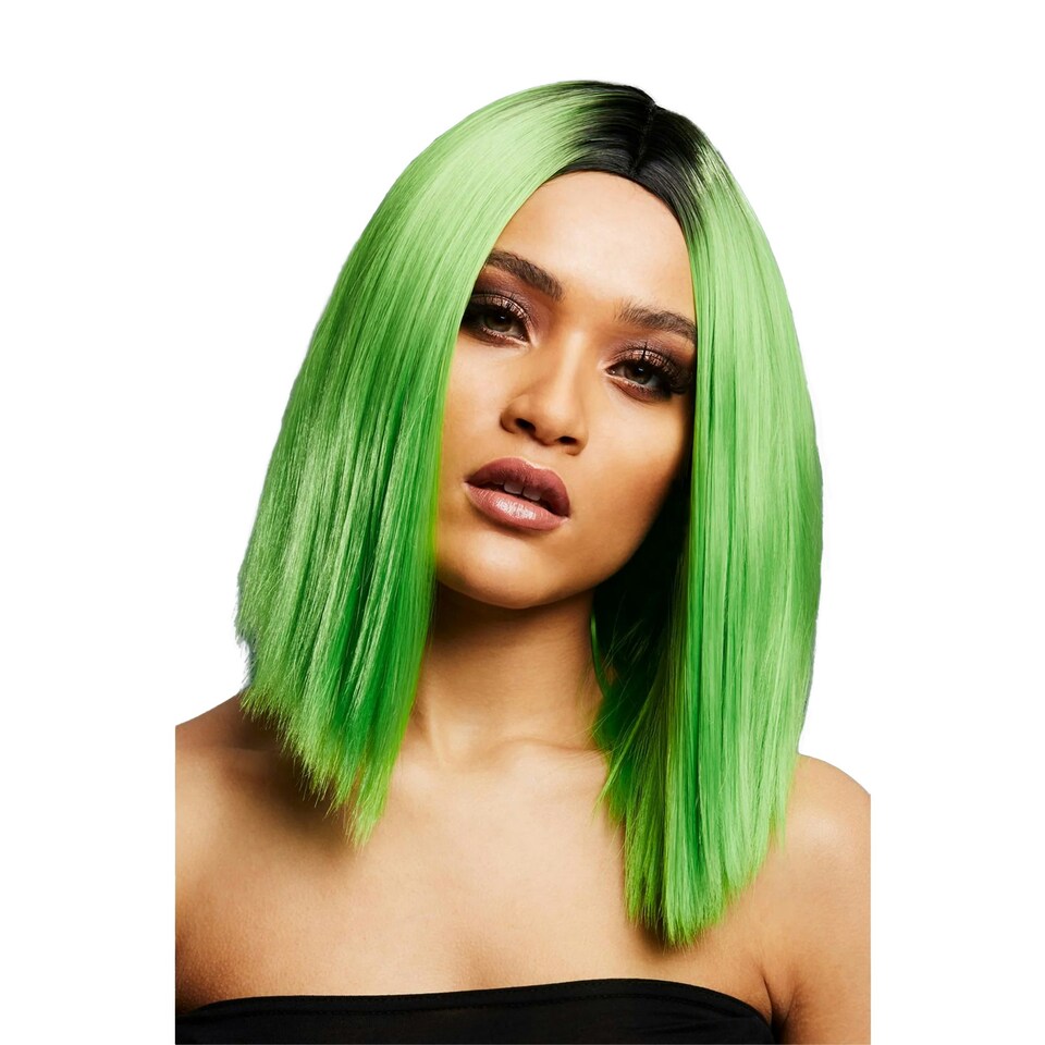 Fever Womens/Ladies Kylie Two Tone Wig - Lime Green - One Size Green | One Size