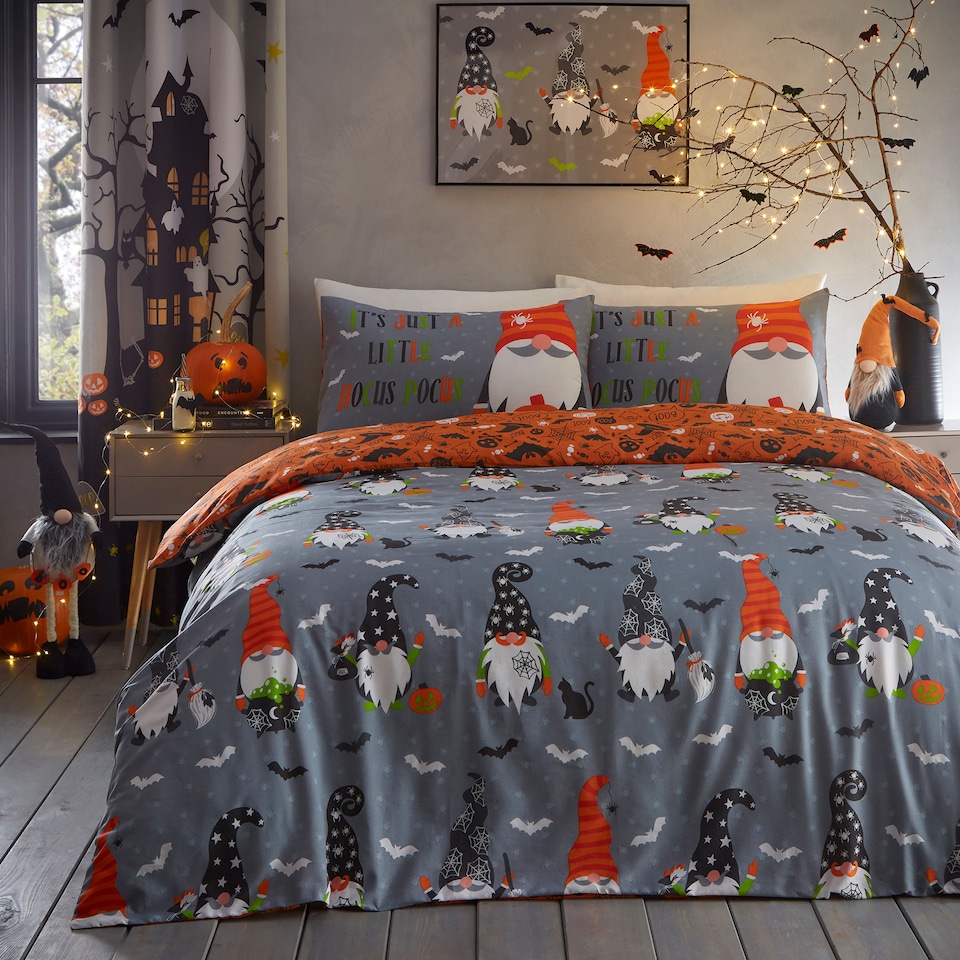 image 1 of Bedlam Scary Gonks Duvet Cover Set Grey