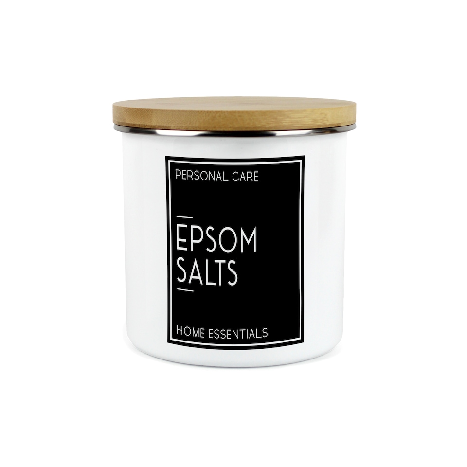 image 1 of Inverted Minimalist Large Epsom Salts Canister