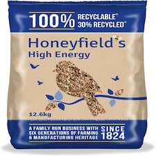 High Energy Seeds, High in Protein and Essential Vitamins, Great for Hanging Feeders, Bird Tables, and Ground Feeding, Bulk Bag (12.6kg) - Honeyfield’s