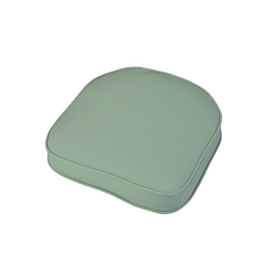 Misty Jade Standard D Pad Outdoor Garden Furniture Cushion - L41 x W38 x H4 cm Green