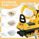 image 10 of HOMCOM Ride On Excavator Toy Tractors Digger Movable Walker Construction Truck
