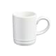 image 2 of Cooks Professional 4pc Espresso Cup Set - Stoneware Mini Mugs - 100ml | White | White