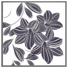 Orchids (Picture Frame) Grey | L