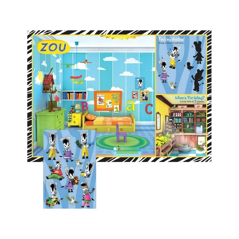 image 1 of Zou Characters Birthday Activity Kit - Multicoloured - One Size