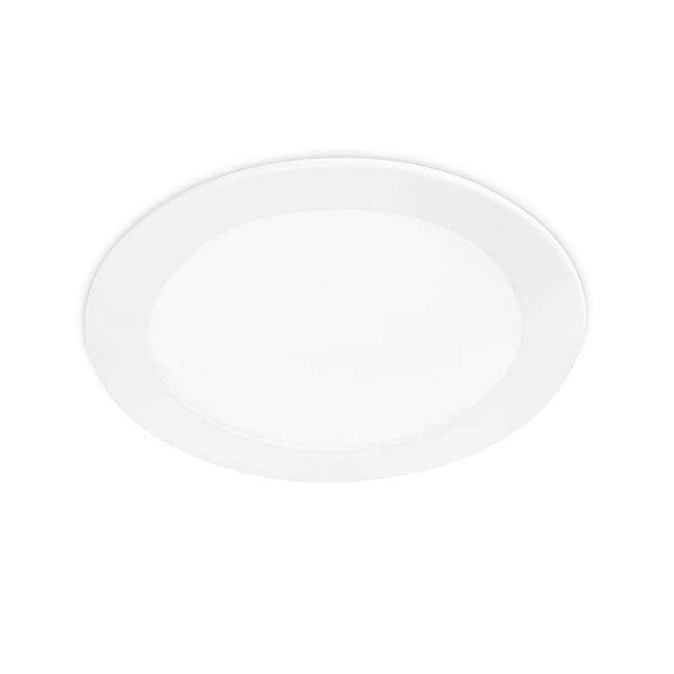 Netlighting Easy LED Round Recessed Downlight Panel Matt White 12cm 580lm 6000K