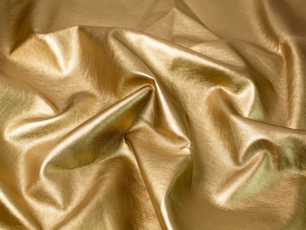 Minerva Core Range Gold Soft Faux Leather Fabric for Bag Making, Dressmaking, Upholstery, 140cm / 55" Wide - per metre