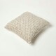 image 5 of Homescapes Sofia Pleated Cream Velvet Cushion - 45 x 45 cm | Cream | 1