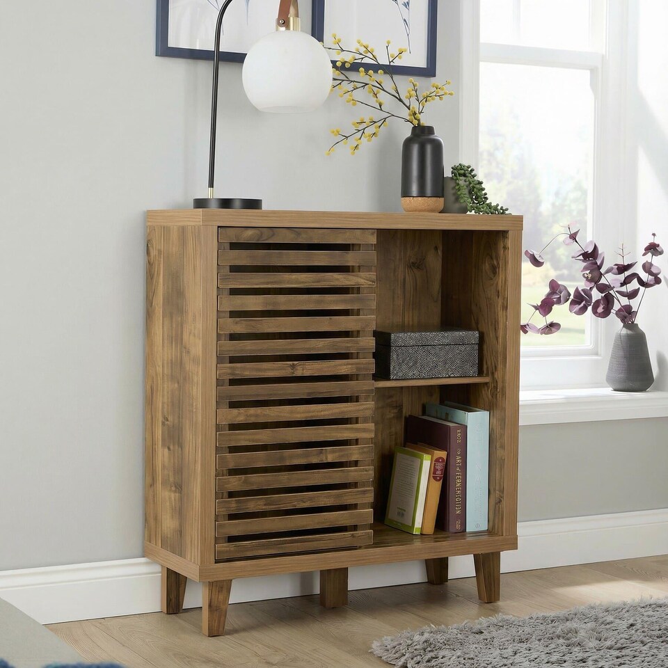image 1 of Luna Sideboard 2 Doors Storage Cupboard Highboard Side Cabinet