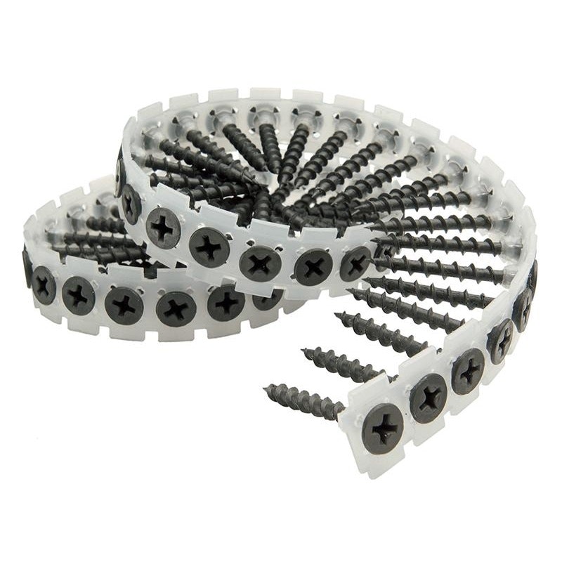 Senco Duraspin Collated Screws, Drywall To Wood - Multi Colour - 3.9 x 25mm