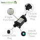 image 4 of 100 Multi-Coloured LED's Black Cable Connectable Outdoor Garden Party Waterproof String Lights (10m) Low Voltage Plug
