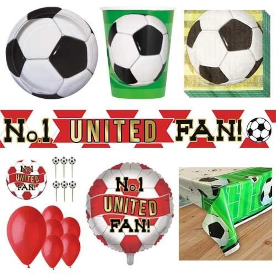 United Football 16 Person Deluxe Party Pack