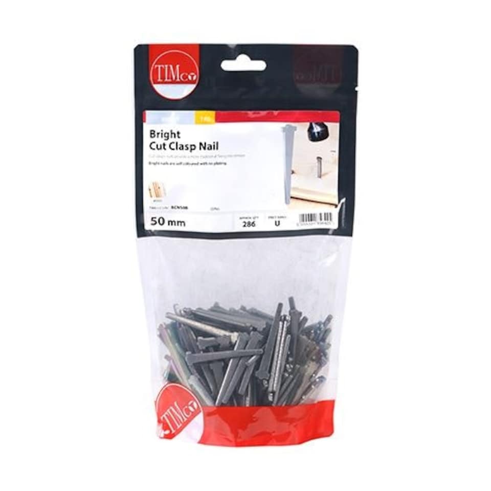 image 1 of Timco - Cut Clasp Nails - Bright (Size 50mm - 1 Kilograms)