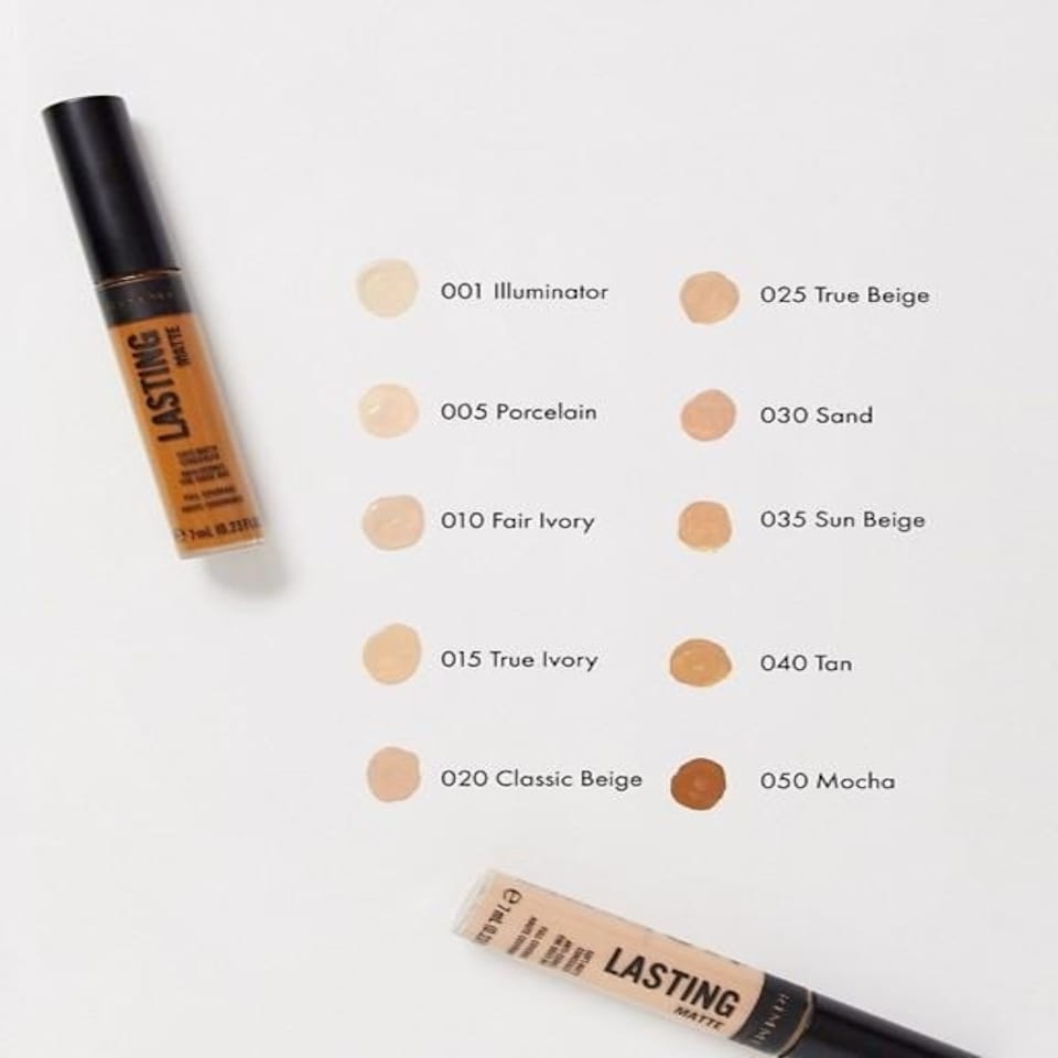 image 1 of Rimmel Lasting Matte Concealer 025 True Beige N/A