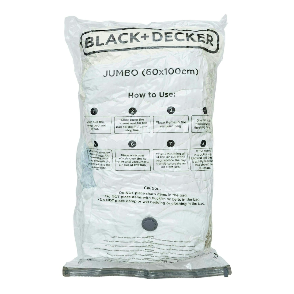 image 1 of BLACK+DECKER Vacuum Storage Bags Jumbo