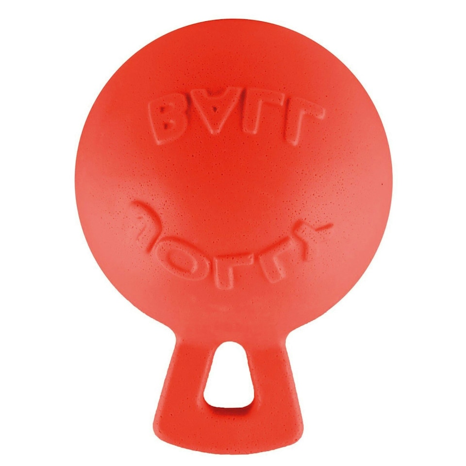 image 1 of Jolly Pets Tug-N-Toss Dog Toy - Orange - 8-football