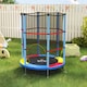 image 2 of HOMCOM Kids Trampoline Mini Bouncer w Enclosure Net for 3-6 Years