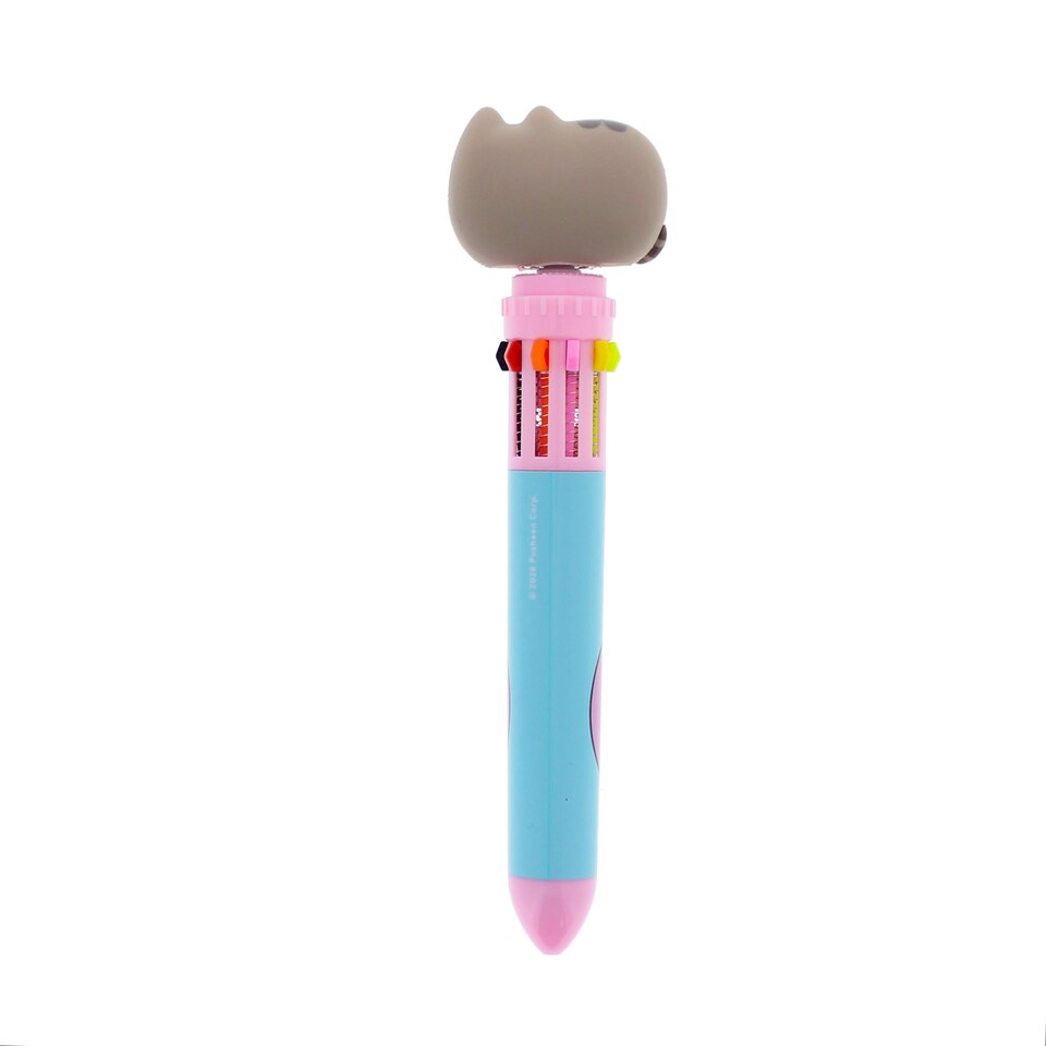 image 1 of Pusheen 10 Colour Spinny Pen
