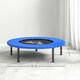 image 7 of HOMCOM 81cm Fitness Trampoline Exercise, Max Load 100 KG, Blue Black