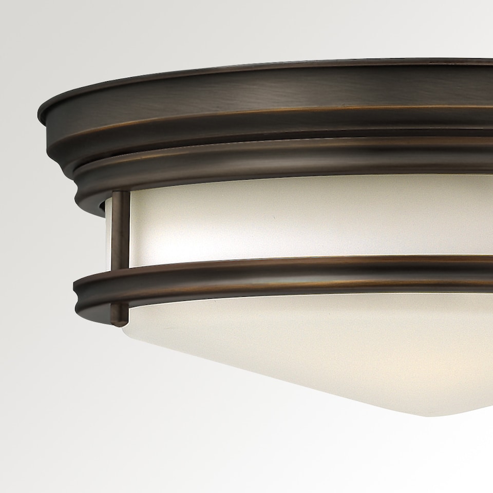 image 1 of Hadley 3 Light Semi Flush Ceiling Light Oil Rubbed Bronze, E27