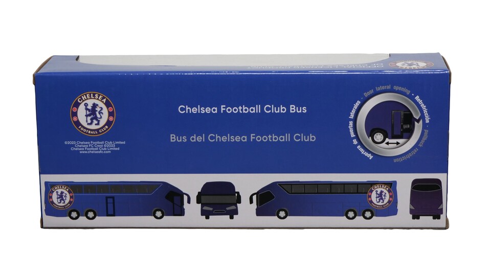 image 1 of Chelsea FC Bus Model Football Team Coach Toy