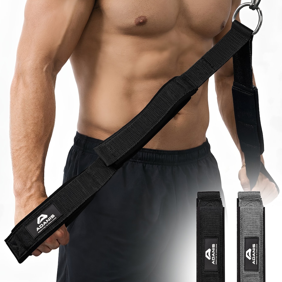 image 1 of Adanis Triceps Rope Cable Attachment, Padded Non-Slip Grip