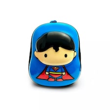 Superman Chibi Kid's School Backpack Blue