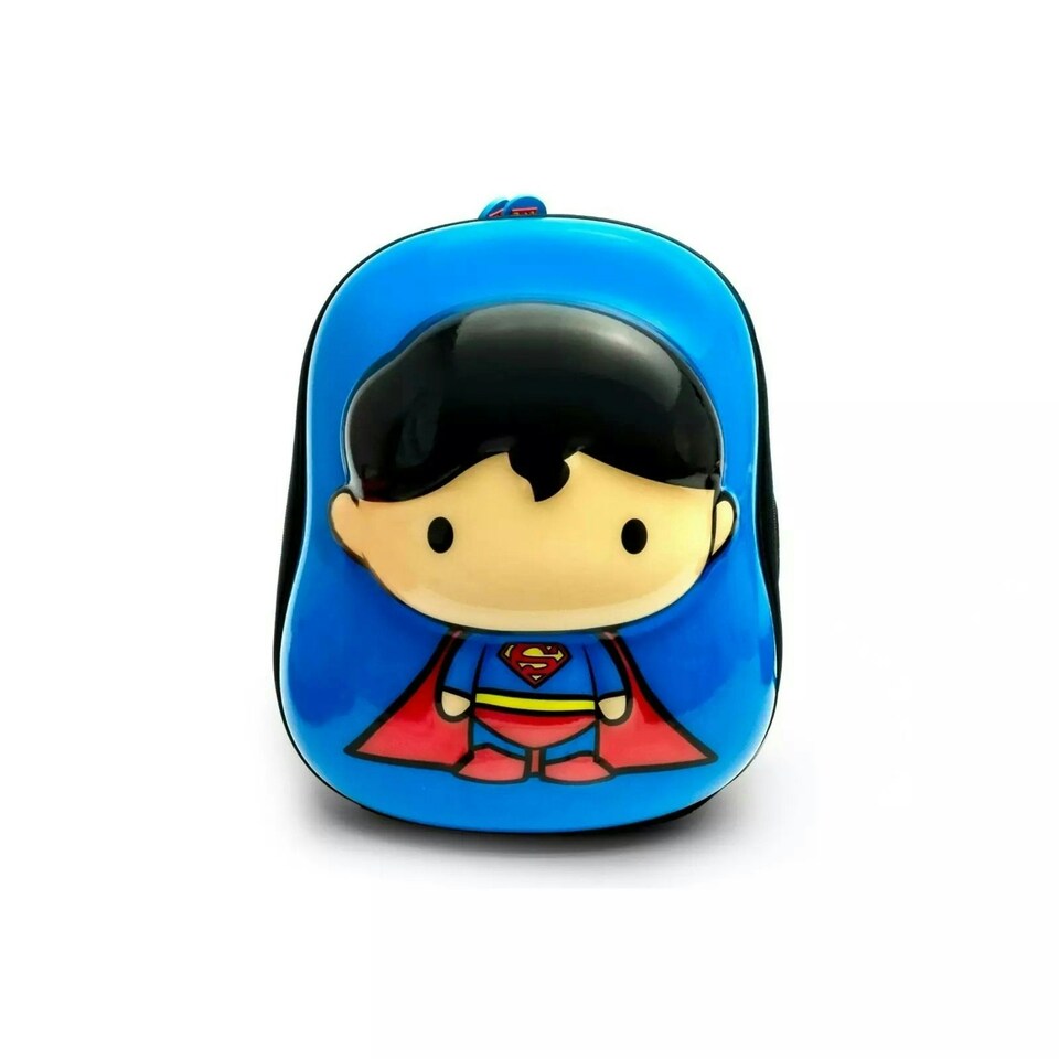 image 1 of Superman Chibi Kid's School Backpack Blue