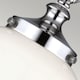 image 3 of Parkman 1 Light Small Globe Ceiling Pendant Polished Nickel, E27