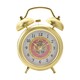 image 1 of Harry Potter Charms Alarm Clock - Hogwarts Crest Gold