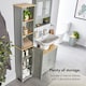 image 3 of VonHaus Shrewsbury Grey Tall Bathroom Cabinet Freestanding