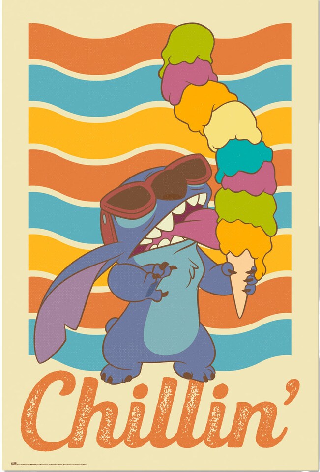 image 1 of Disney Lilo & Stitch Chillin 61 x 91.5cm Maxi Poster