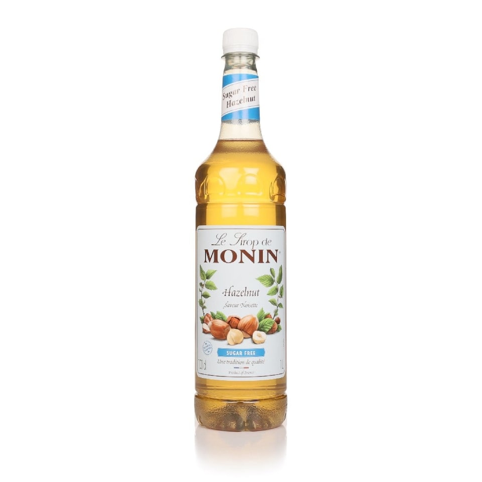 image 1 of Monin Hazelnut (Noisette) Sugar Free Syrup (1L) | Clear