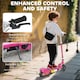 image 7 of HOMCOM Foldable Electric Kids Scooter, for Ages 7-14 Years | Pink