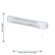 image 6 of Set of 2 White - Chrome Bathroom Shaver Lights White | White
