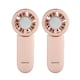 image 1 of GEEPAS Handheld Mini Fan Rechargeable & Portable Pack of 2 - Pink