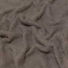 Minerva Core Range Beige Luxury Cotton Towelling Fabric for Dressmaking, 140cm / 55" Wide - per metre